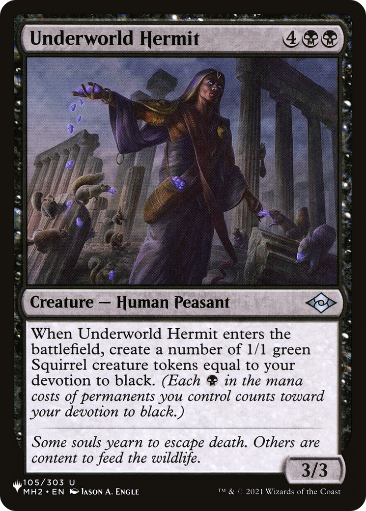 Underworld Hermit [The List] | Lots Moore NSW