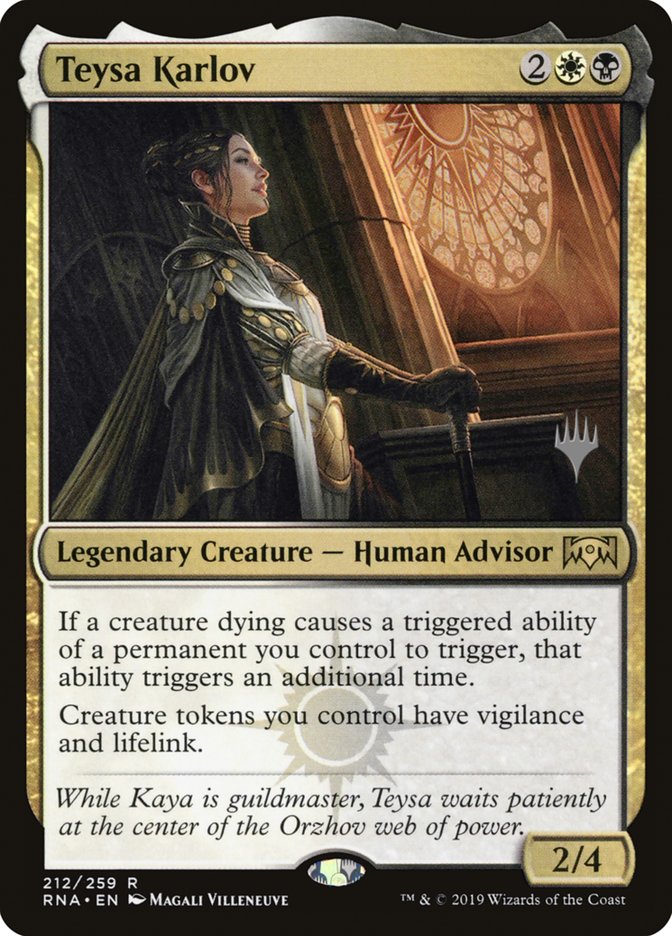 Teysa Karlov (Promo Pack) [Ravnica Allegiance Promos] | Lots Moore NSW