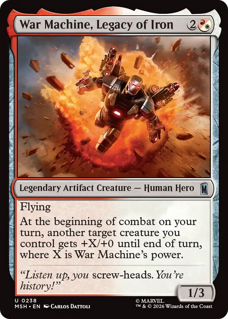 War Machine, James Rhodes [Marvel Super Heroes] | Lots Moore NSW