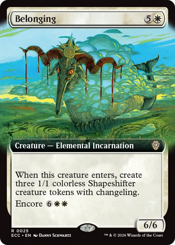 Belonging (Extended Art) [Lorwyn Eclipsed Commander] | Lots Moore NSW