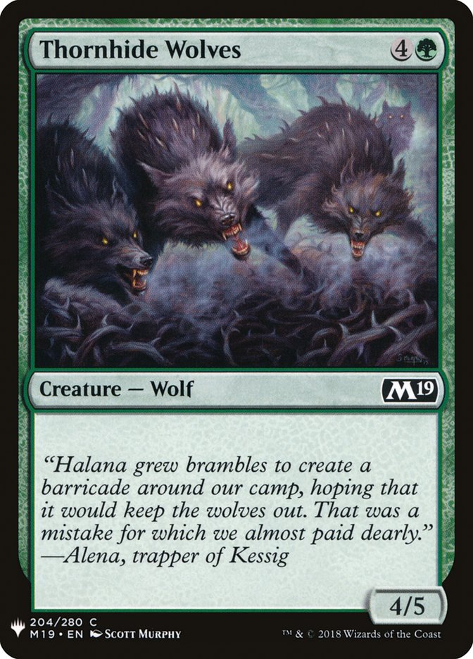 Thornhide Wolves [Mystery Booster] | Lots Moore NSW