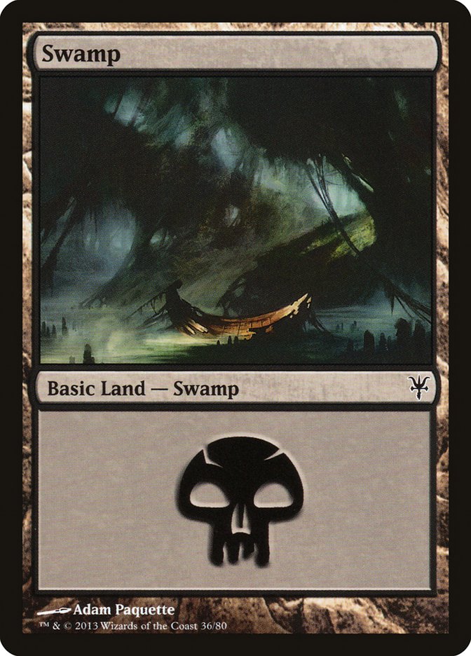 Swamp (36) [Duel Decks: Sorin vs. Tibalt] | Lots Moore NSW