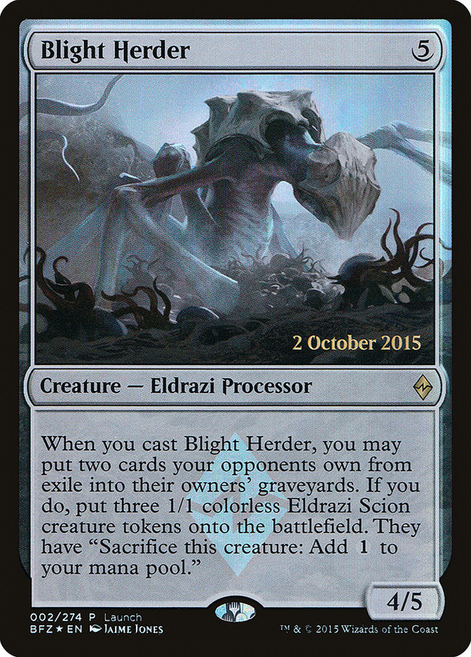 Blight Herder (Launch) [Battle for Zendikar Promos] | Lots Moore NSW