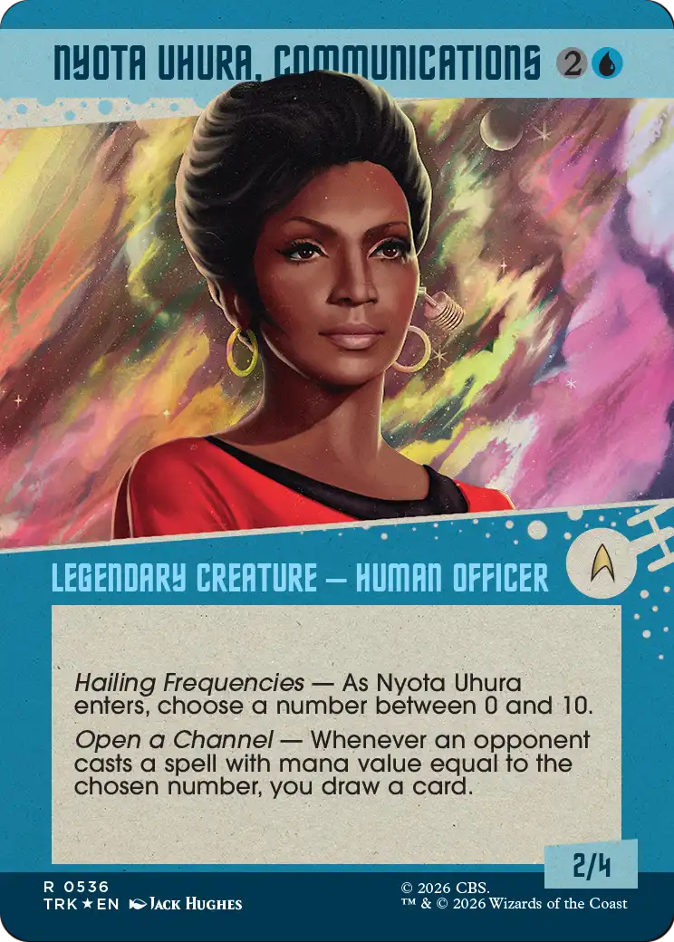 Nyota Uhura, Communications (Showcase) (Surge Foil) [Star Trek] | Lots Moore NSW