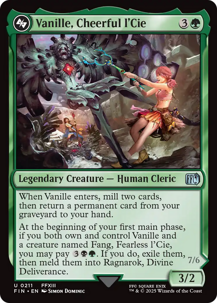 Vanille, Cheerful l'Cie // Ragnarok, Divine Deliverance [FINAL FANTASY] | Lots Moore NSW