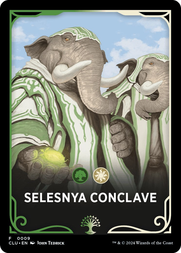 Selesnya Conclave Theme Card [Ravnica: Clue Edition Tokens] | Lots Moore NSW