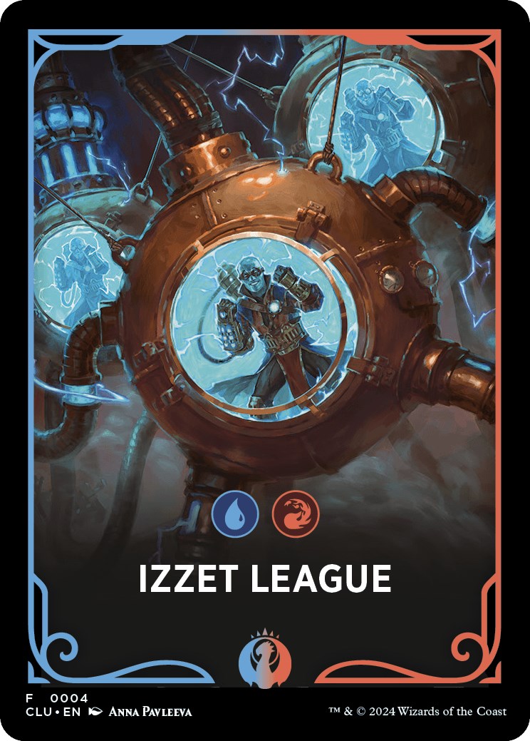 Izzet League Theme Card [Ravnica: Clue Edition Tokens] | Lots Moore NSW