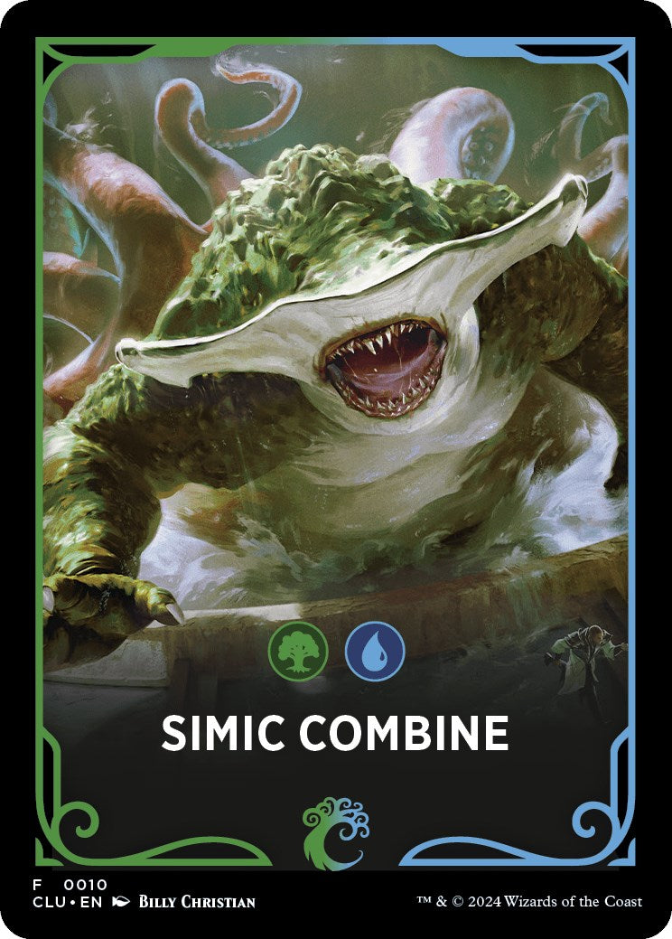 Simic Combine Theme Card [Ravnica: Clue Edition Tokens] | Lots Moore NSW