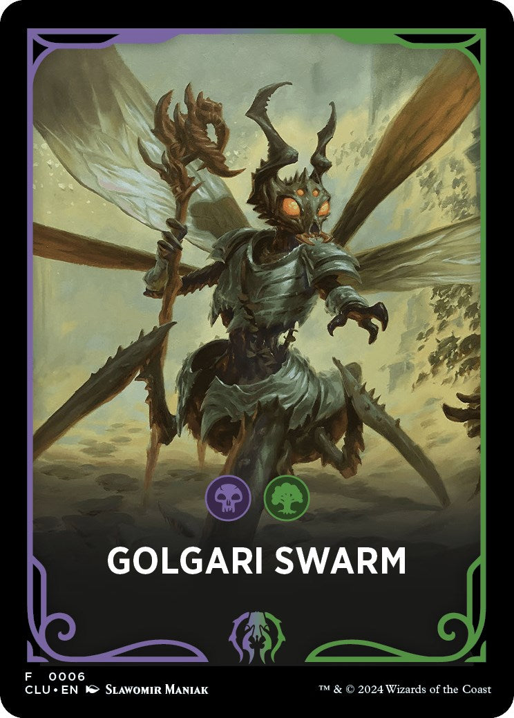 Golgari Swarm Theme Card [Ravnica: Clue Edition Tokens] | Lots Moore NSW
