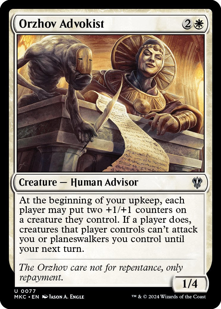 Orzhov Advokist [Murders at Karlov Manor Commander] | Lots Moore NSW