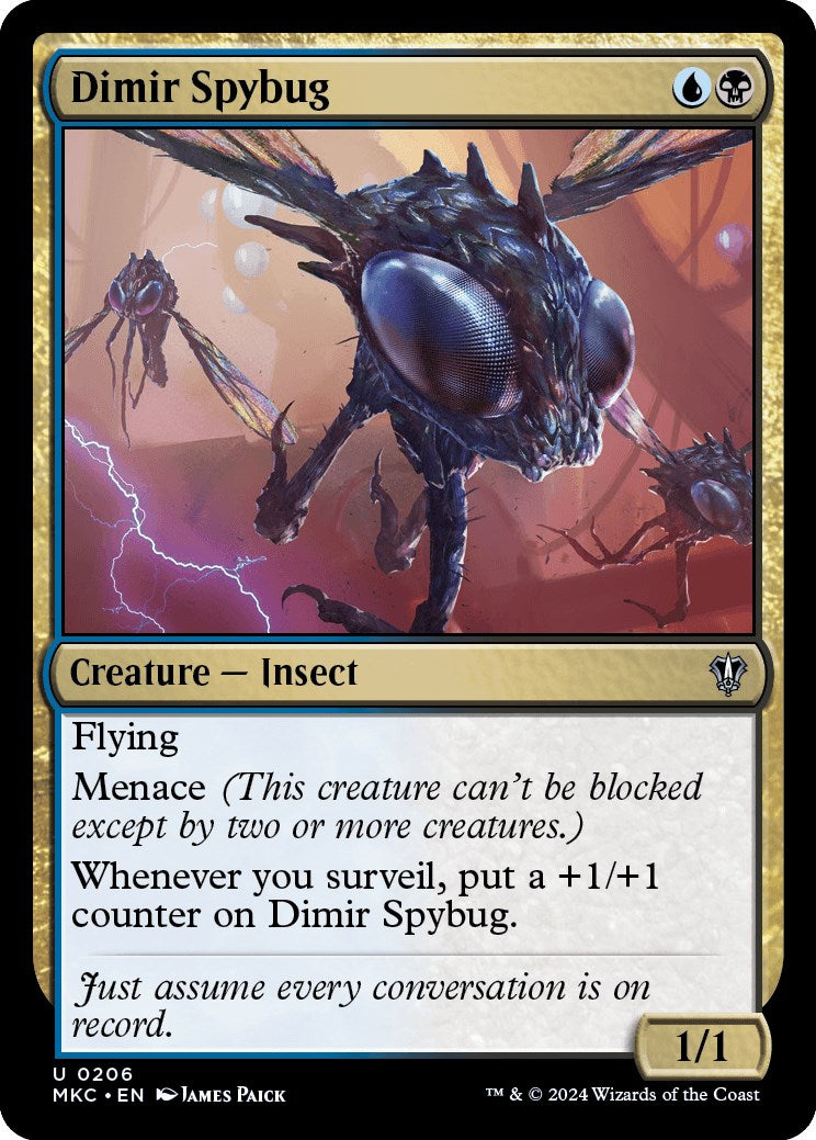 Dimir Spybug [Murders at Karlov Manor Commander] | Lots Moore NSW