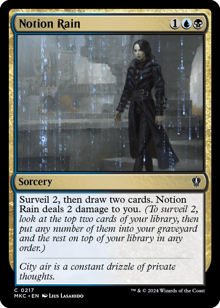 Notion Rain [Murders at Karlov Manor Commander] | Lots Moore NSW