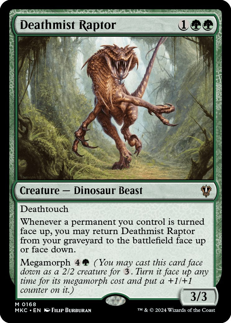 Deathmist Raptor [Murders at Karlov Manor Commander] | Lots Moore NSW