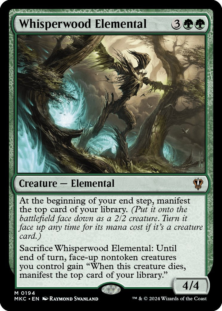 Whisperwood Elemental [Murders at Karlov Manor Commander] | Lots Moore NSW