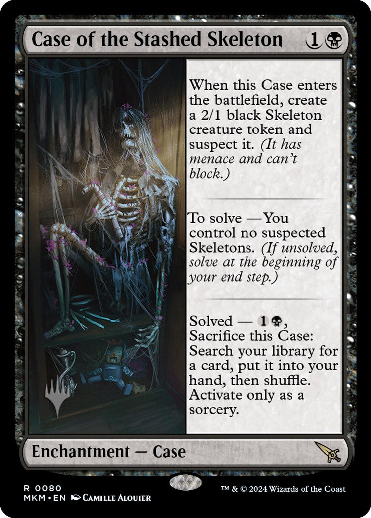 Case of the Stashed Skeleton (Promo Pack) [Murders at Karlov Manor Promos] | Lots Moore NSW