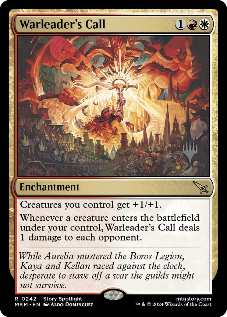 Warleader's Call (Promo Pack) [Murders at Karlov Manor Promos] | Lots Moore NSW
