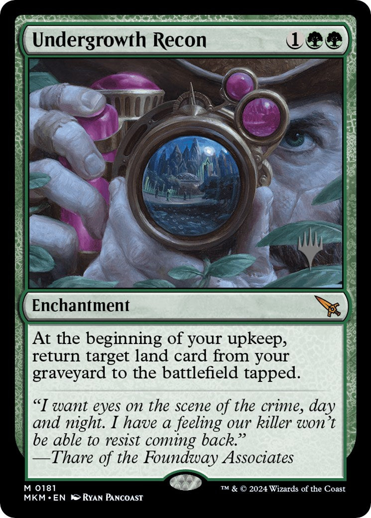 Undergrowth Recon (Promo Pack) [Murders at Karlov Manor Promos] | Lots Moore NSW