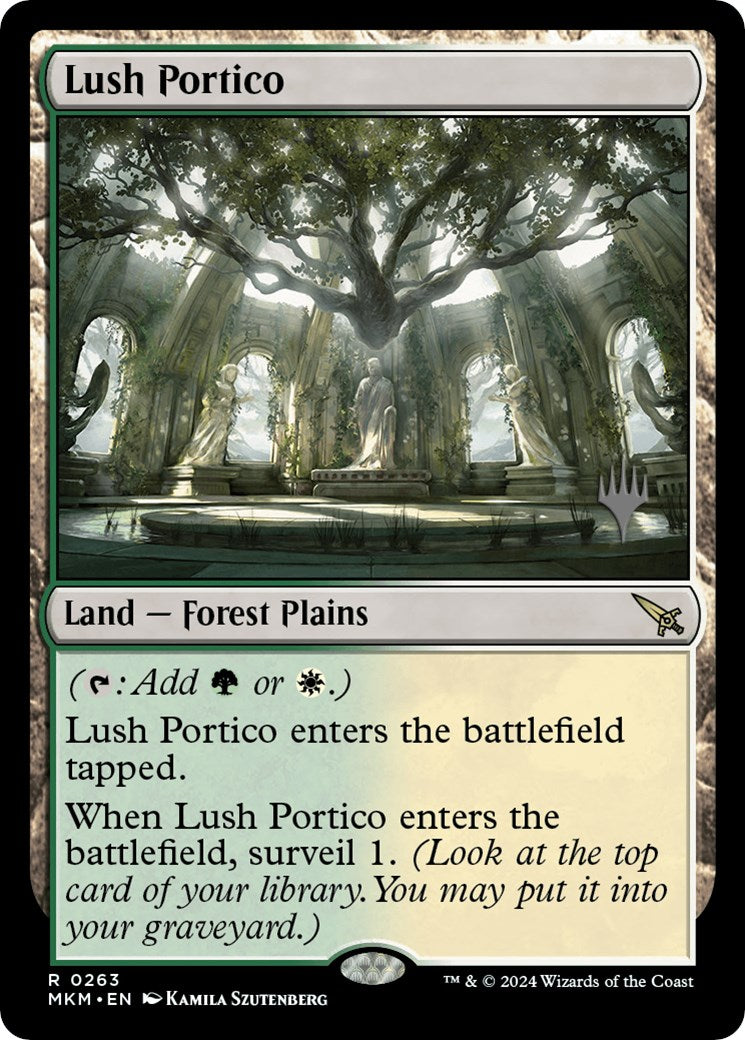 Lush Portico (Promo Pack) [Murders at Karlov Manor Promos] | Lots Moore NSW