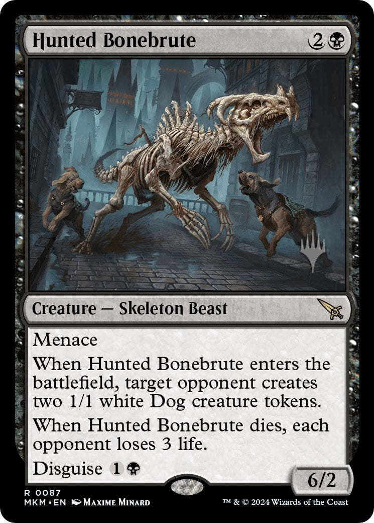 Hunted Bonebrute (Promo Pack) [Murders at Karlov Manor Promos] | Lots Moore NSW