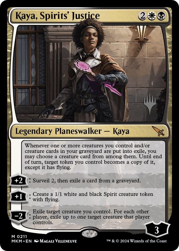 Kaya, Spirits' Justice (Promo Pack) [Murders at Karlov Manor Promos] | Lots Moore NSW