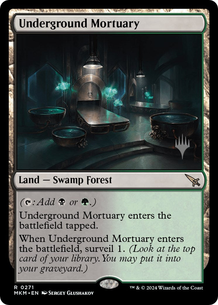 Underground Mortuary (Promo Pack) [Murders at Karlov Manor Promos] | Lots Moore NSW