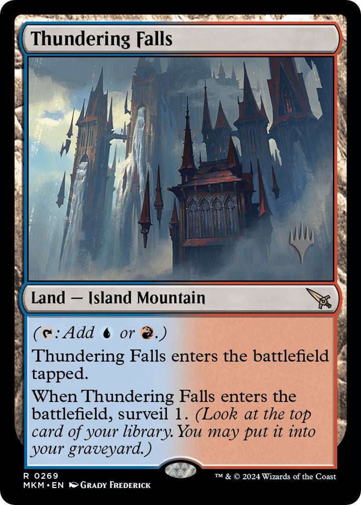 Thundering Falls (Promo Pack) [Murders at Karlov Manor Promos] | Lots Moore NSW
