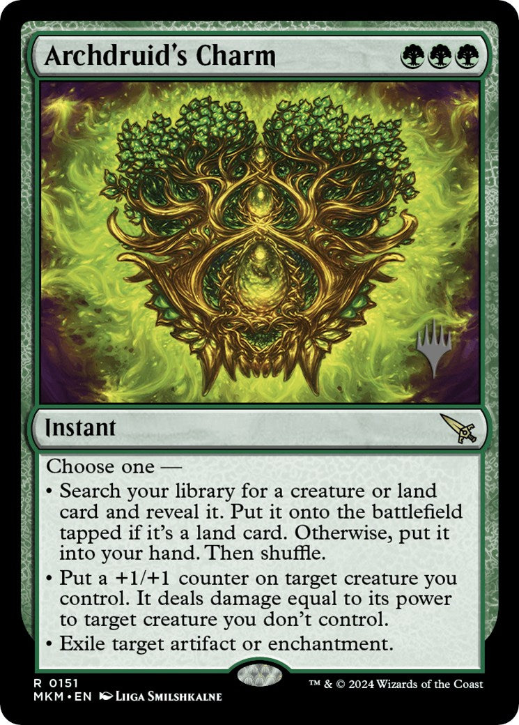 Archdruid's Charm (Promo Pack) [Murders at Karlov Manor Promos] | Lots Moore NSW