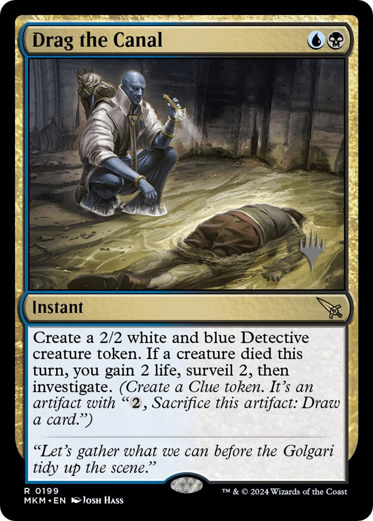 Drag the Canal (Promo Pack) [Murders at Karlov Manor Promos] | Lots Moore NSW