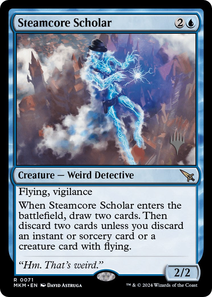Steamcore Scholar (Promo Pack) [Murders at Karlov Manor Promos] | Lots Moore NSW