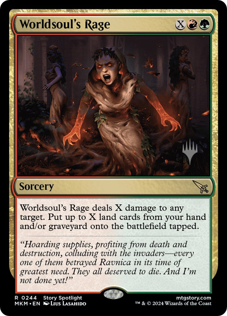 Worldsoul's Rage (Promo Pack) [Murders at Karlov Manor Promos] | Lots Moore NSW