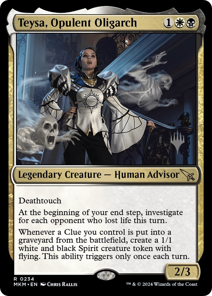 Teysa, Opulent Oligarch (Promo Pack) [Murders at Karlov Manor Promos] | Lots Moore NSW