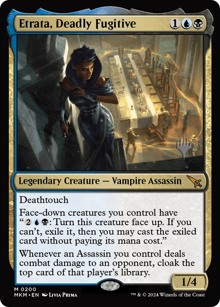 Etrata, Deadly Fugitive (Promo Pack) [Murders at Karlov Manor Promos] | Lots Moore NSW