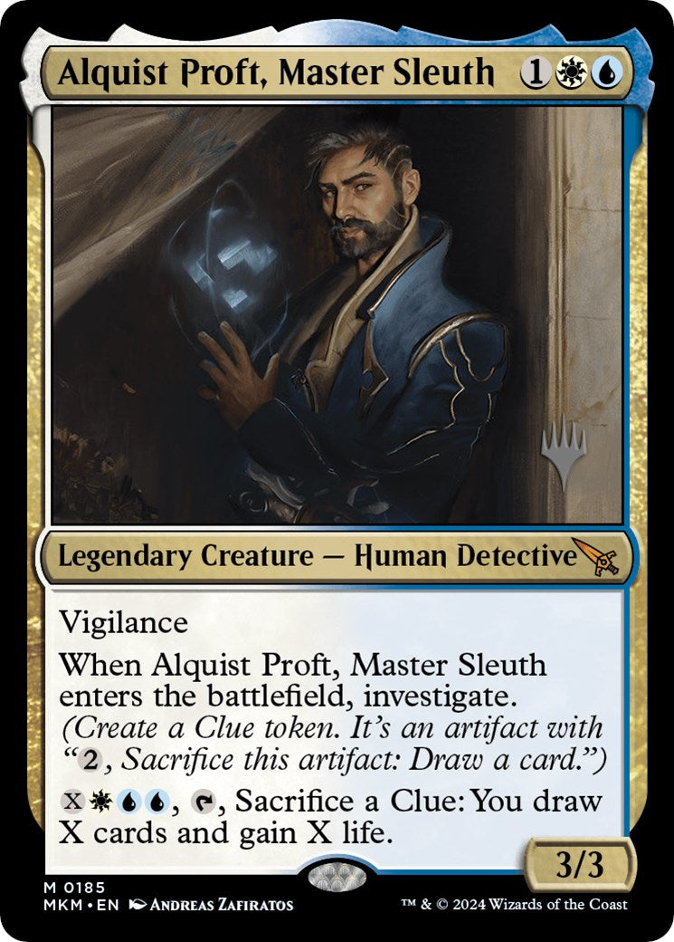 Alquist Proft, Master Sleuth (Promo Pack) [Murders at Karlov Manor Promos] | Lots Moore NSW