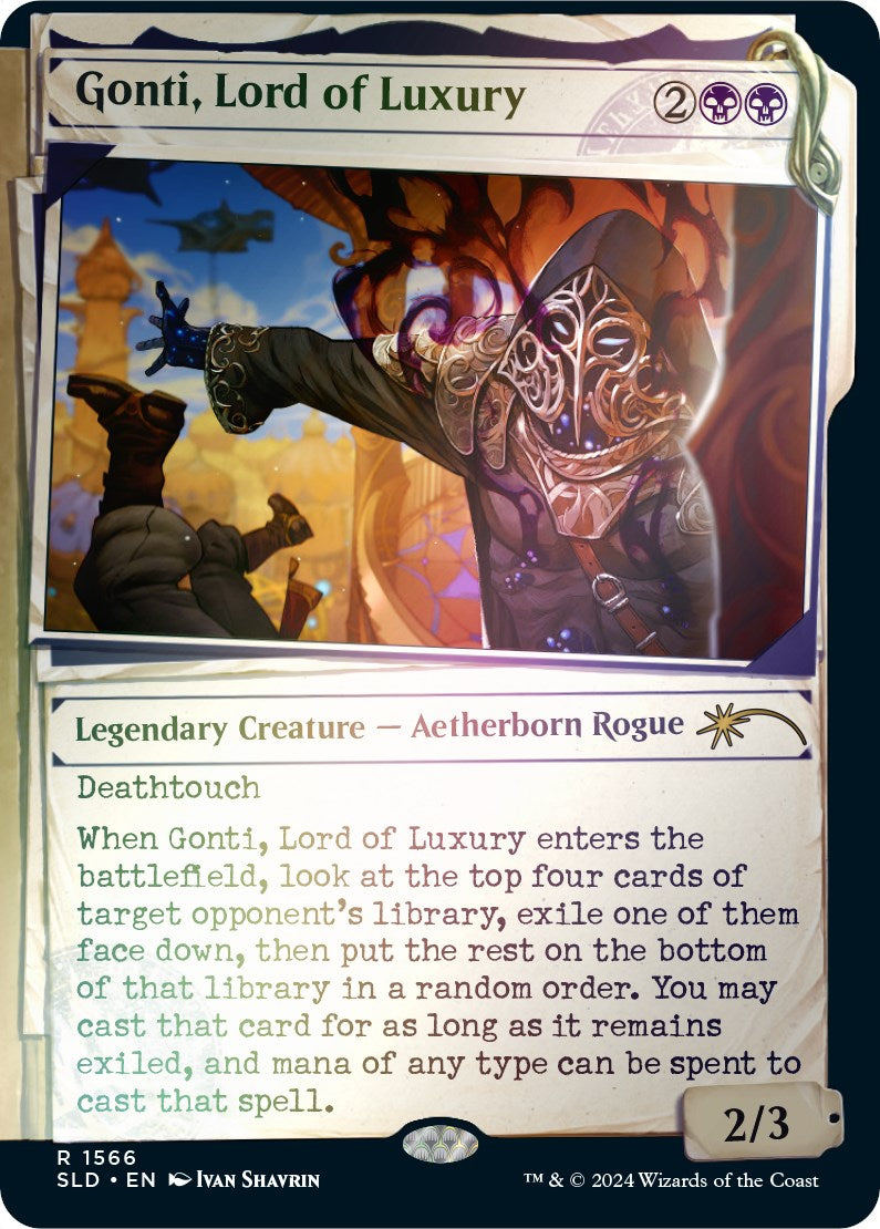 Gonti, Lord of Luxury (Rainbow Foil) [Secret Lair Drop Series] | Lots Moore NSW