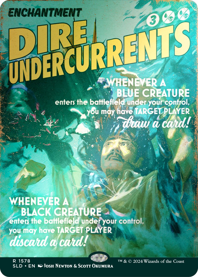 Dire Undercurrents (Rainbow Foil) [Secret Lair Drop Series] | Lots Moore NSW