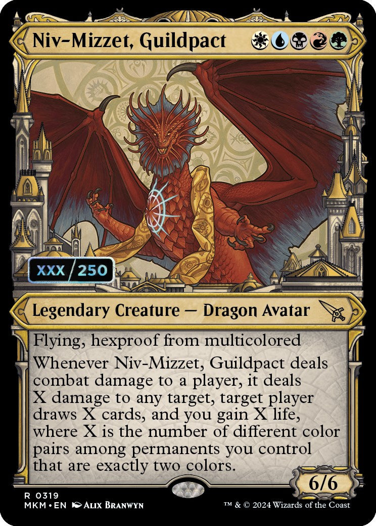 Niv-Mizzet, Guildpact (Serialized) [Murders at Karlov Manor] | Lots Moore NSW