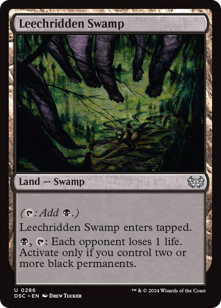 Leechridden Swamp [Duskmourn: House of Horror Commander] | Lots Moore NSW