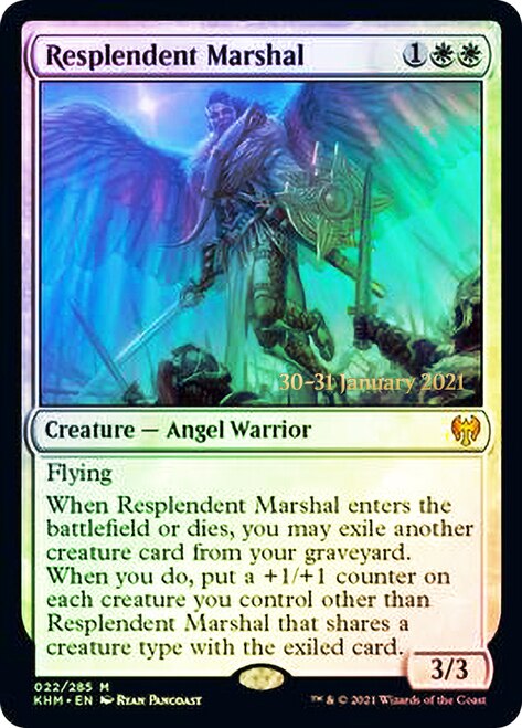 Resplendent Marshal [Kaldheim Prerelease Promos] | Lots Moore NSW