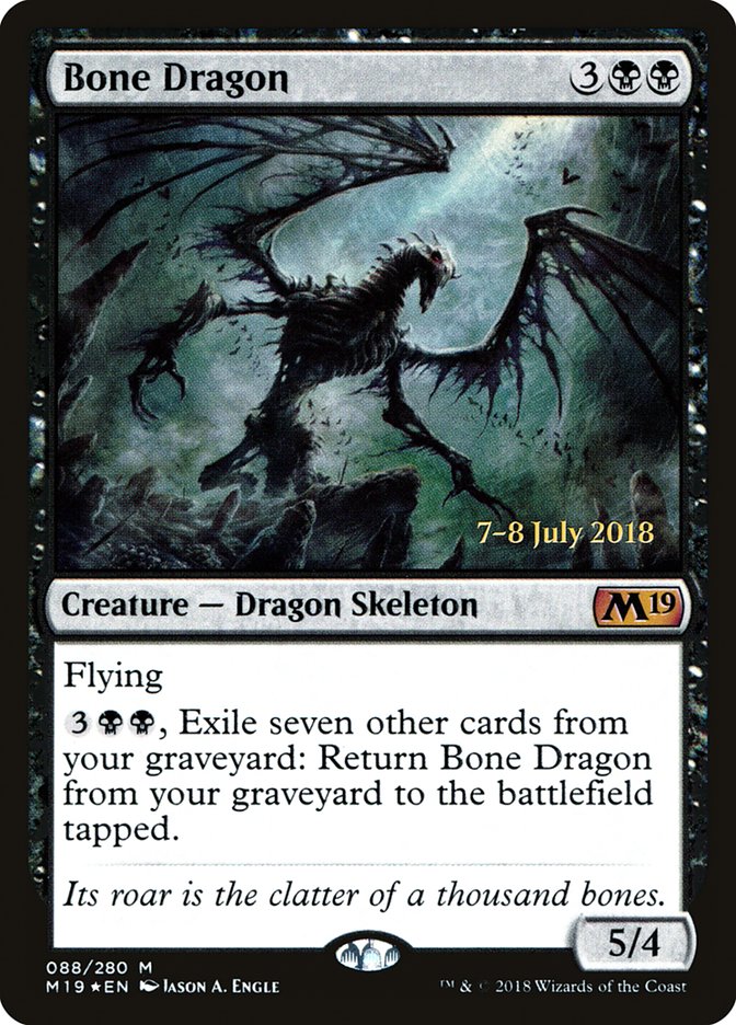 Bone Dragon [Core Set 2019 Prerelease Promos] | Lots Moore NSW