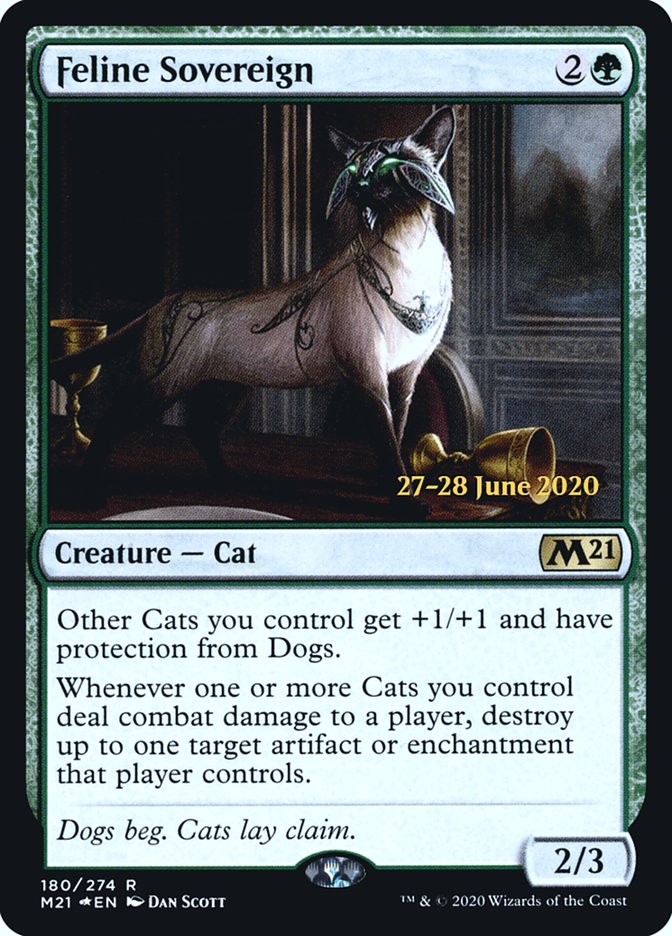 Feline Sovereign [Core Set 2021 Prerelease Promos] | Lots Moore NSW