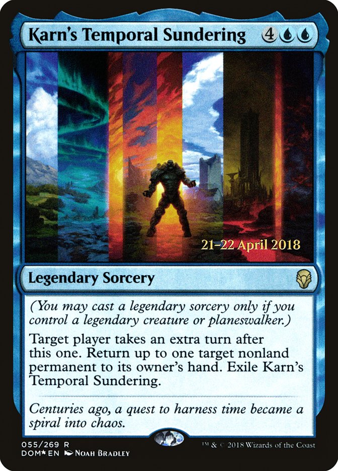 Karn's Temporal Sundering [Dominaria Prerelease Promos] | Lots Moore NSW