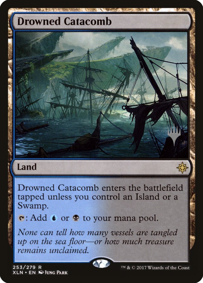 Drowned Catacomb (Promo Pack) [Ixalan Promos] | Lots Moore NSW