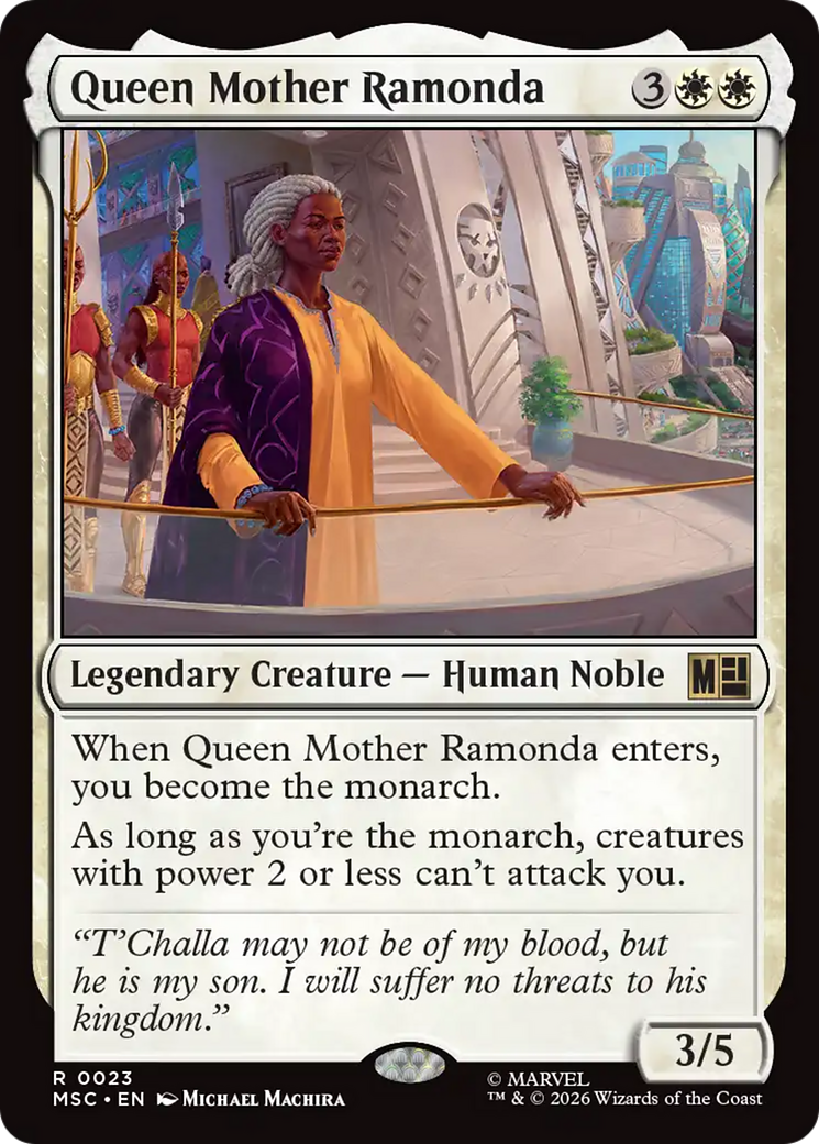 Queen Mother Ramonda (Surge Foil) [Marvel Super Heroes Commander] | Lots Moore NSW