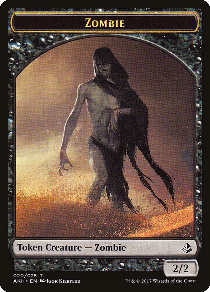 Horror // Zombie Double-Sided Token [Archenemy: Nicol Bolas Tokens] | Lots Moore NSW