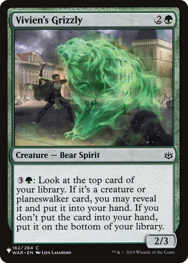 Vivien's Grizzly [The List Reprints] | Lots Moore NSW