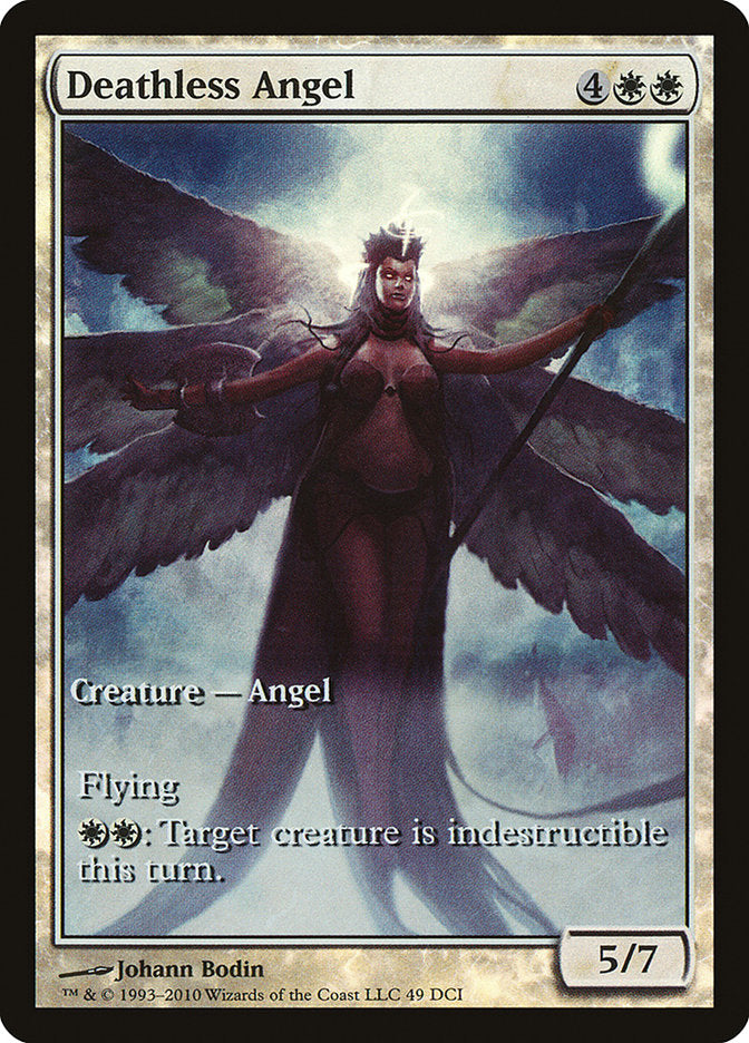 Deathless Angel (Game Day) (Extended Art) [Rise of the Eldrazi Promos] | Lots Moore NSW