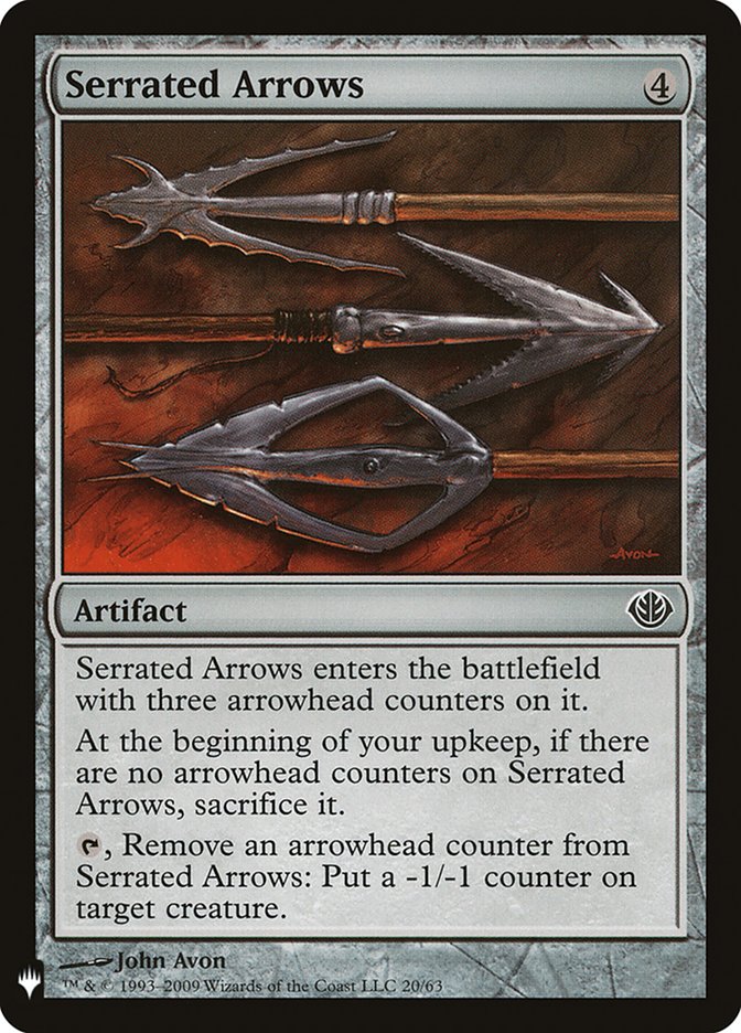 Serrated Arrows [Mystery Booster] | Lots Moore NSW