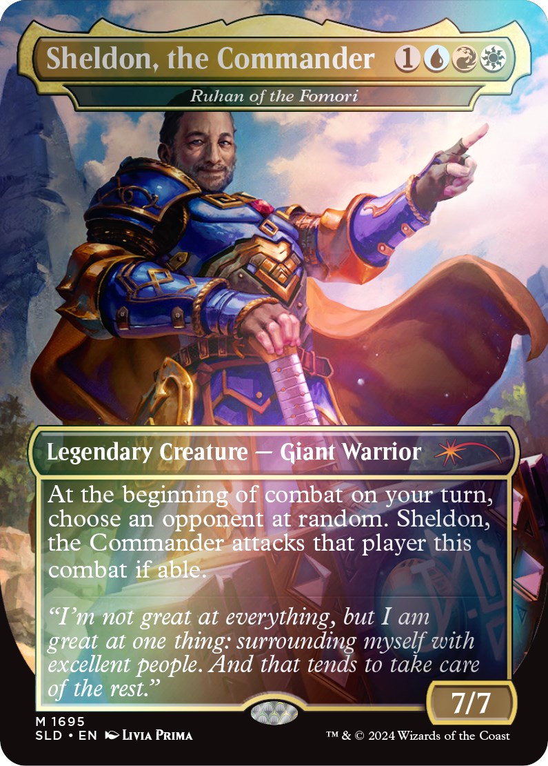 Sheldon, the Commander - Ruhan of the Fomori (Rainbow Foil) [Secret Lair Drop Series] | Lots Moore NSW