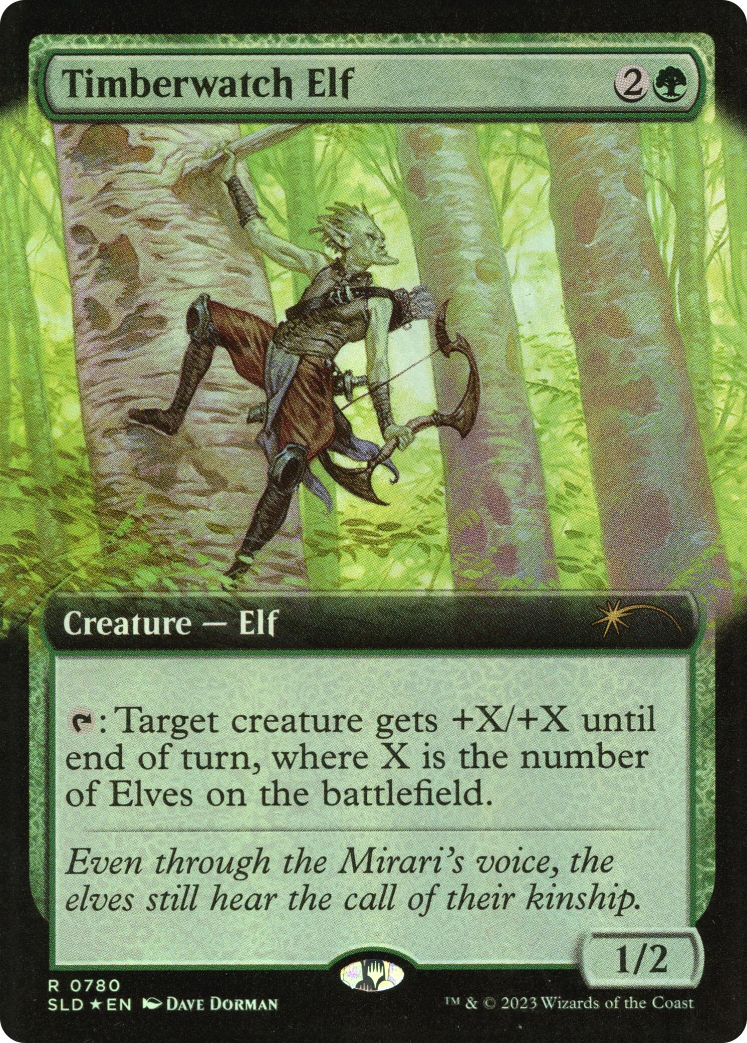 Timberwatch Elf (Extended Art) [Secret Lair Drop Series] | Lots Moore NSW