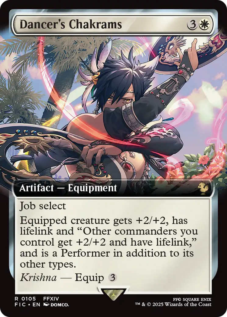 Dancer's Chakrams (Extended Art) [FINAL FANTASY Commander] | Lots Moore NSW